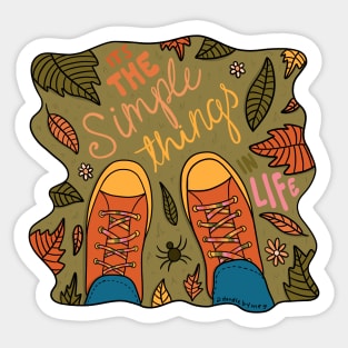 Simple Things Sticker